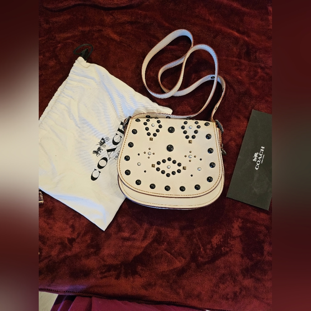 Coach studded crossbody